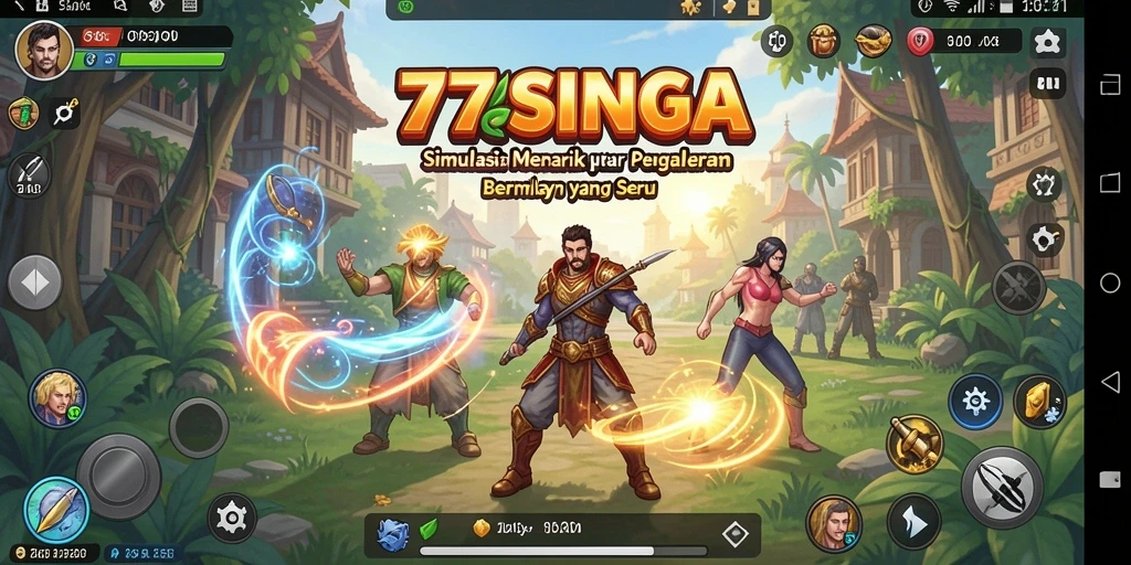 Tangkapan layar gameplay 77SINGA yang seru dan imersif dalam simulasi.