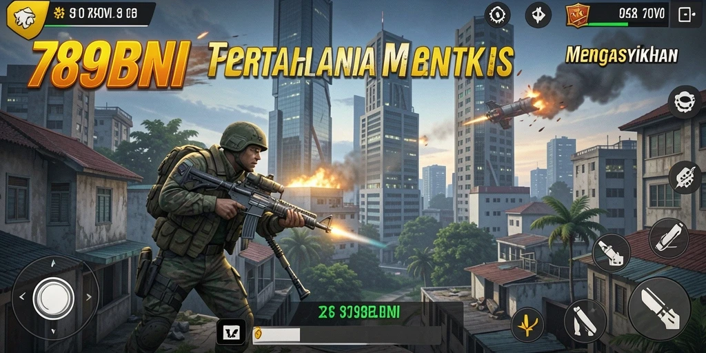 Menampilkan pertarungan strategis di Tower Defense 789BNI.