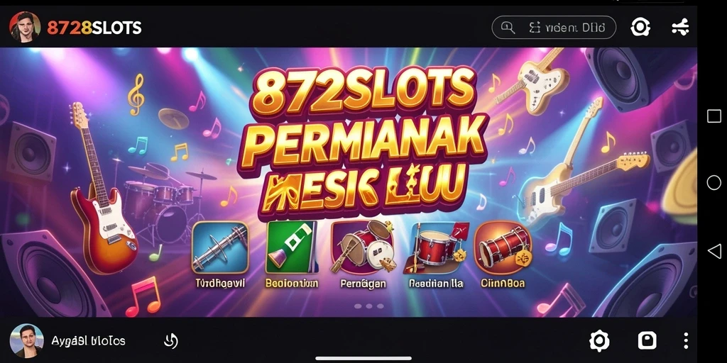 Tangkap momen seru bermain 8728SLOTS dengan musik.