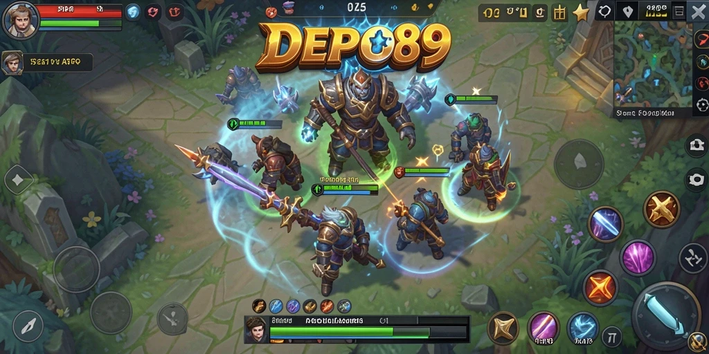 Tampilan menarik dari gameplay ARPG di DEPO89.