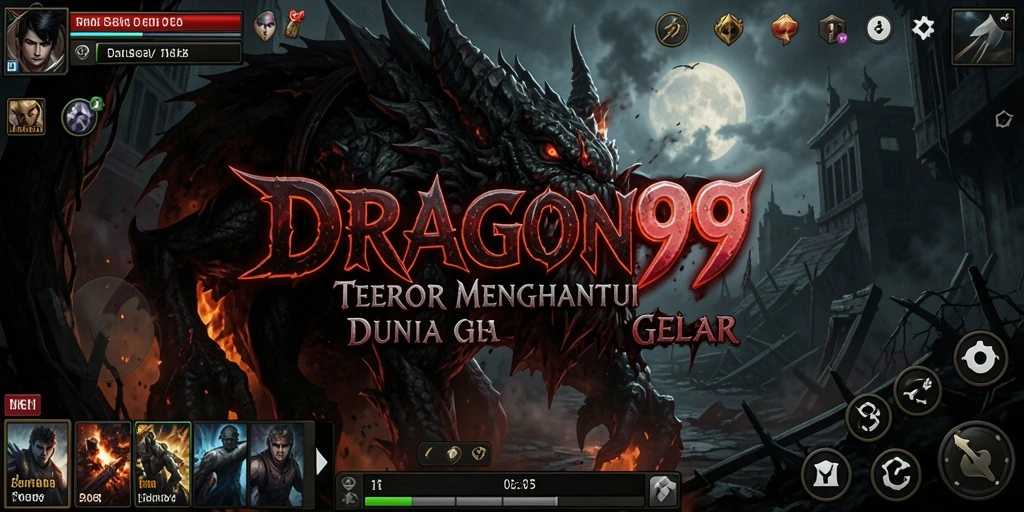 Screenshot gameplay DRAGON99 menampilkan suasana mencekam dan penuh ketegangan.