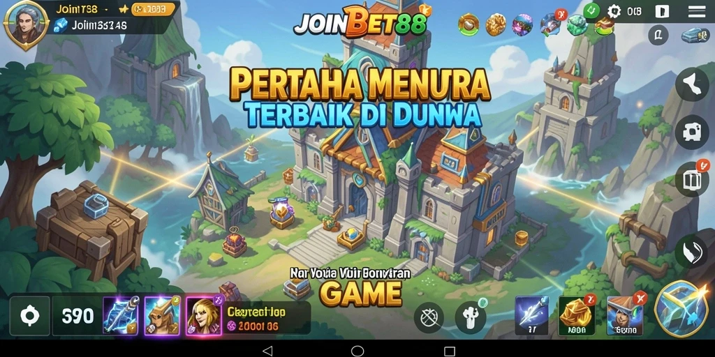 Gameplay seru tower defense di JOINBET88 dengan berbagai menara.