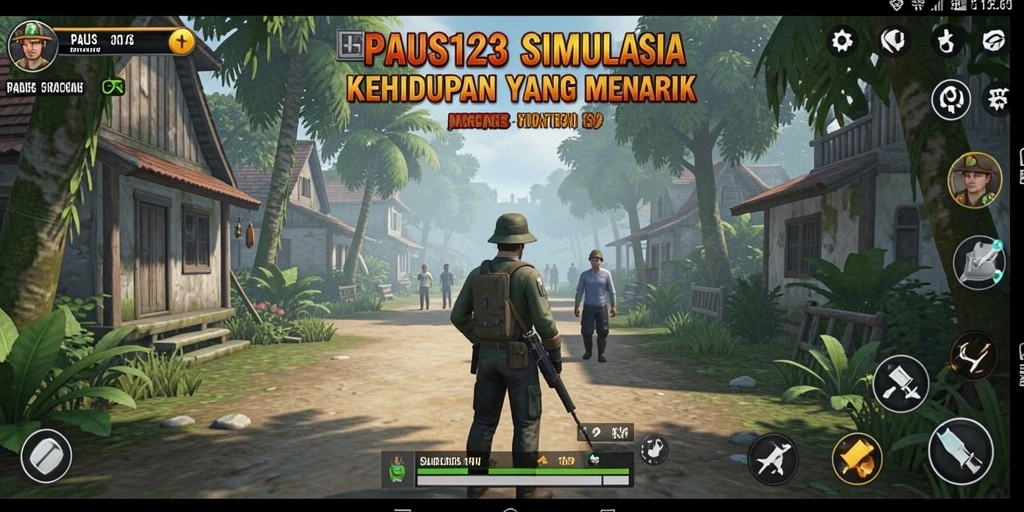 Gameplay menarik dan interaktif dari PAUS123.