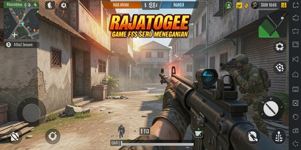 Tampilan gameplay RAJATOGEL yang menegangkan dan mengasyikkan.