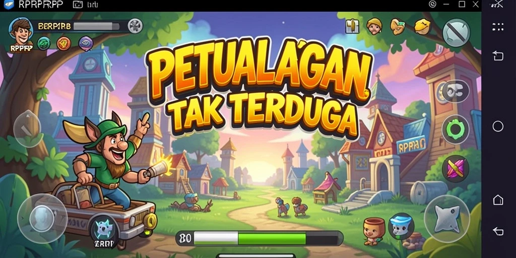 Tampilan gameplay RPRPRP yang penuh aksi dan seru.