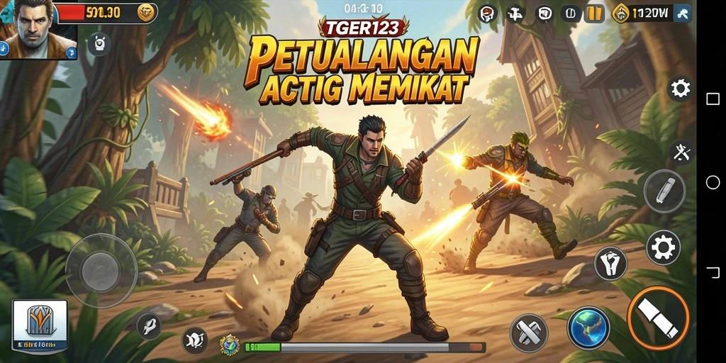 Tampilan gameplay TGER123 menunjukkan aksi menegangkan dan grafis yang menawan.