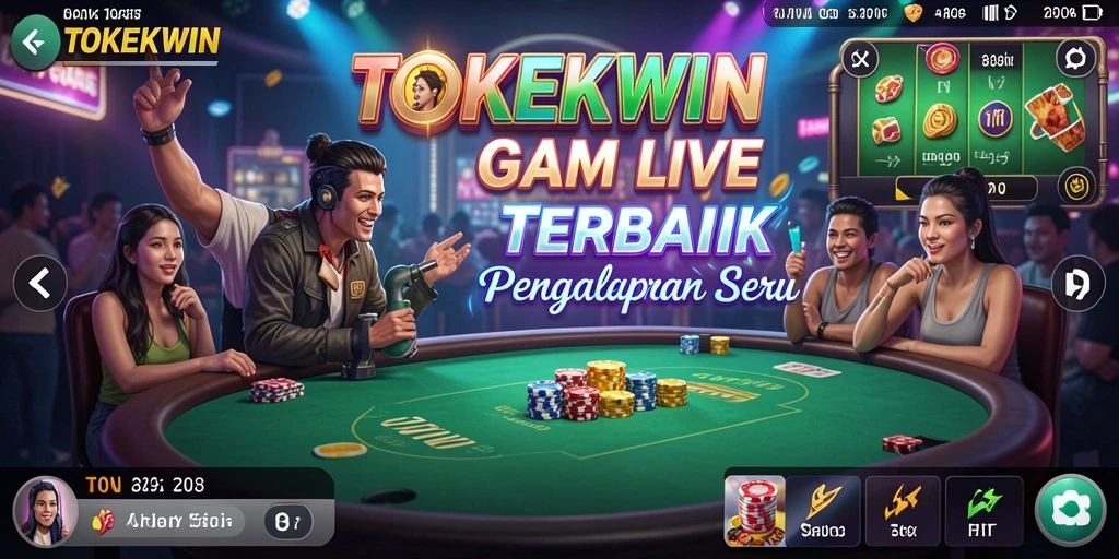 Tampilan gameplay TOKEKWIN yang menarik dan interaktif.