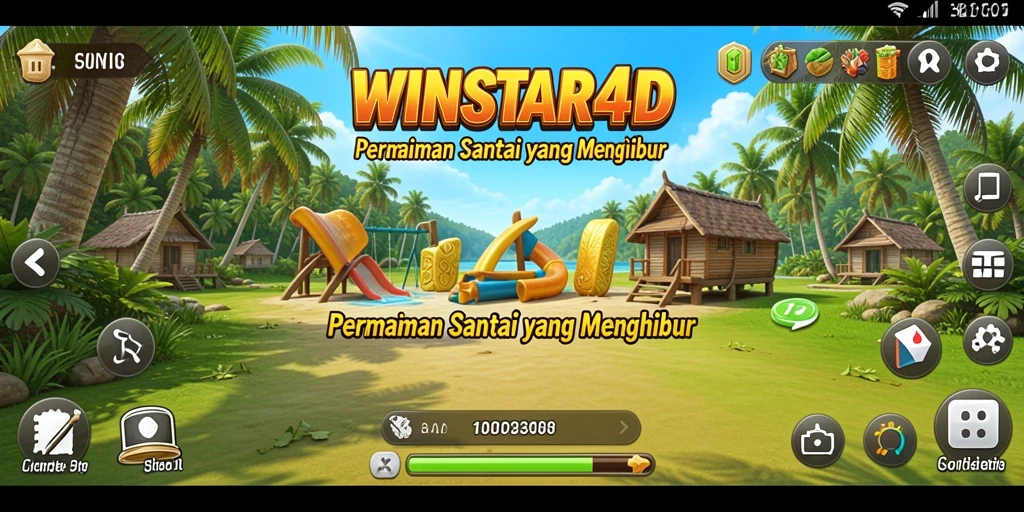 Tampilan gameplay WINSTAR4D yang menarik dan seru.